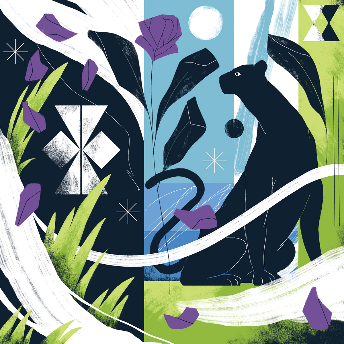 Portland Oregon pdx germany sparkles peaceful pattern texture scribbles Magic  