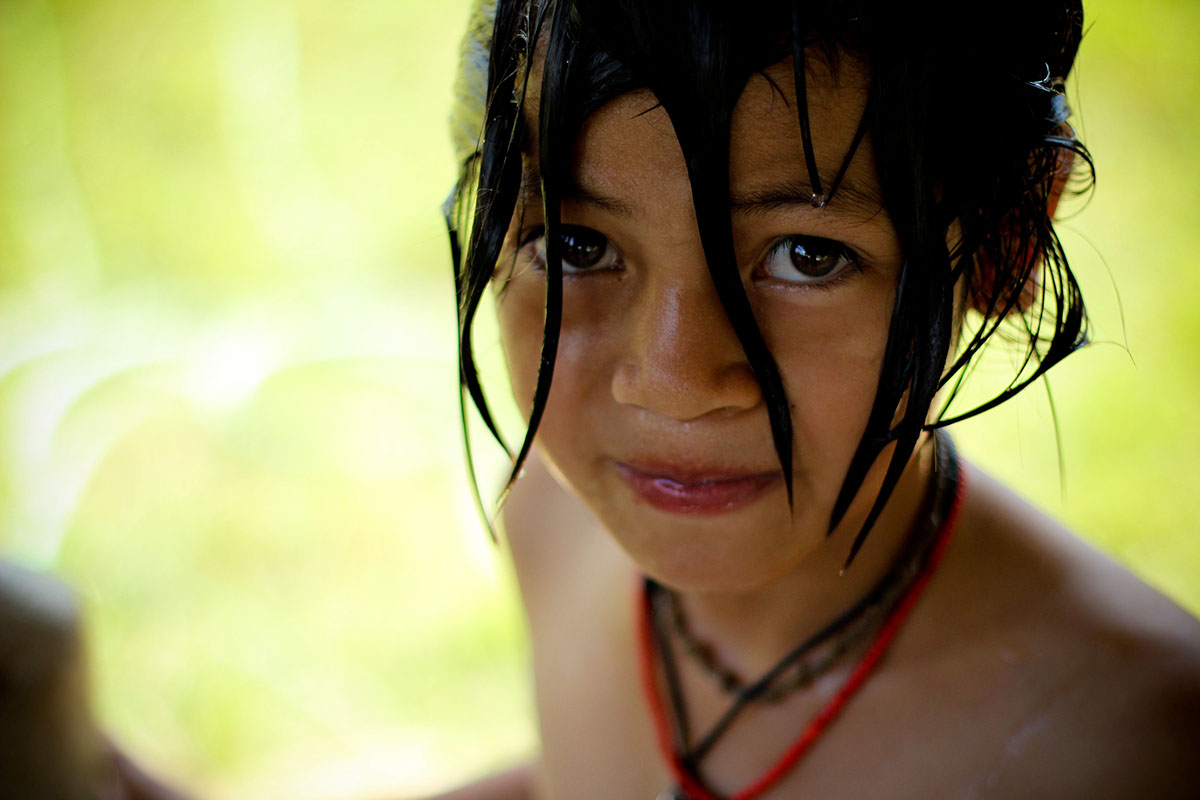kids Thailand photo faces light tribe portrait eyes
