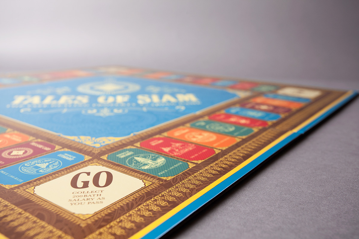 gameboard design package design  packaging design Thailand siam identity traditional