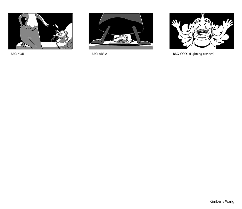 storyboarding   animation  Adventure Time cartoon network young frakenstein princess bubblegum BMO Sequential Art animatic
