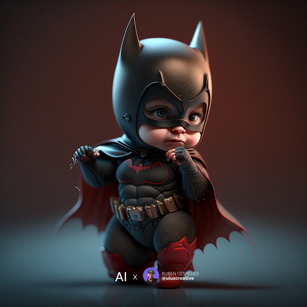 Baby DC Characters: Created by Ruben Cespedes + AI on Behance