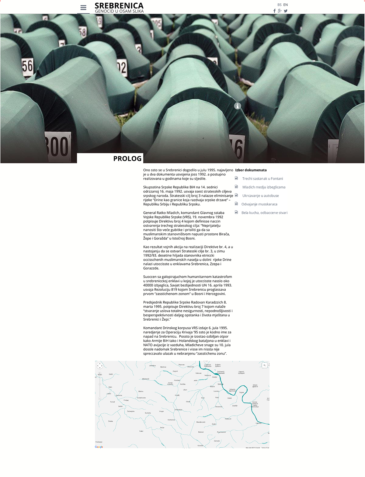Srebrenica Web Design  ux web development  consultancy