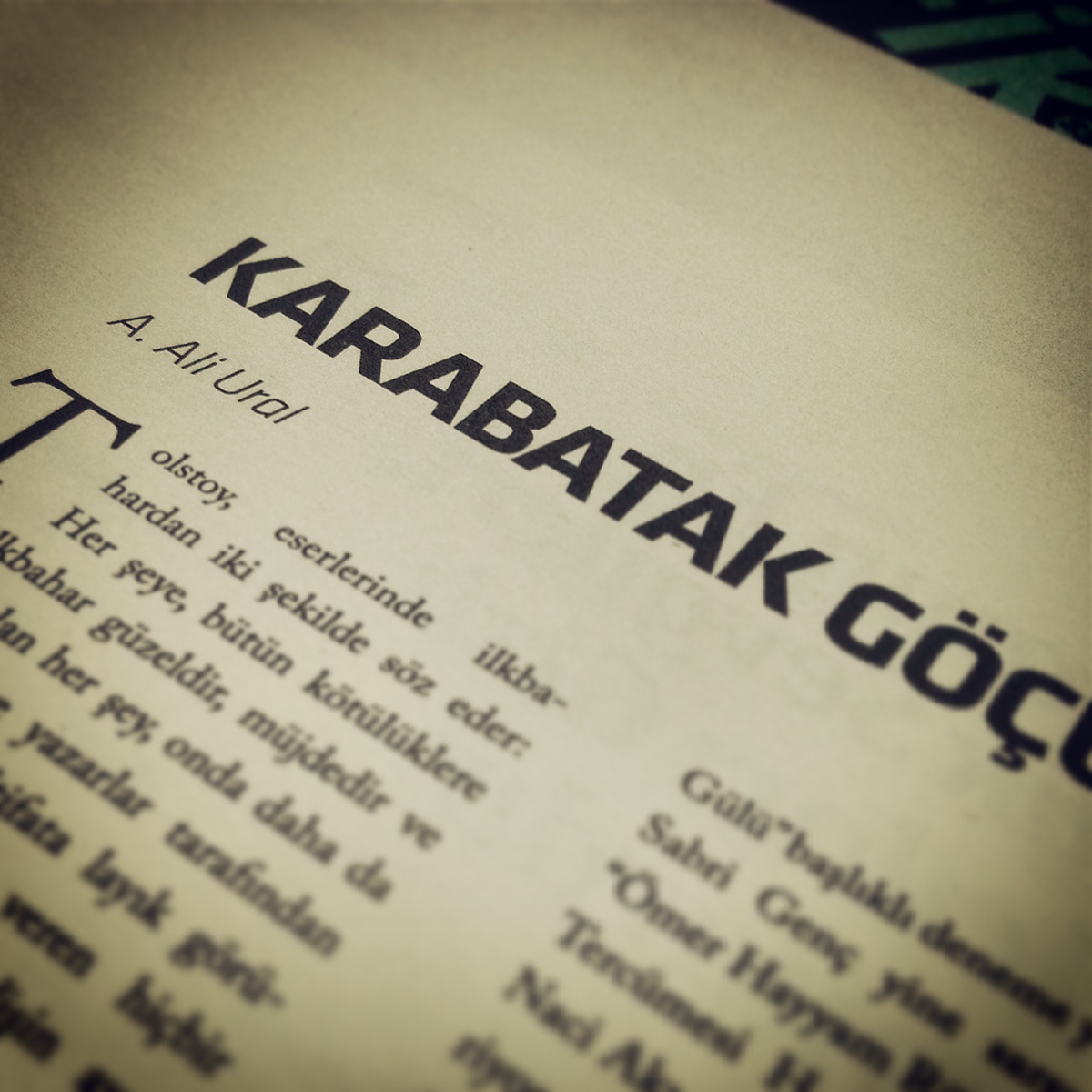 ali ural sedat gever oya iseri gever istanbul edebiyat sanat tipografi şiir poem Dergi magazine