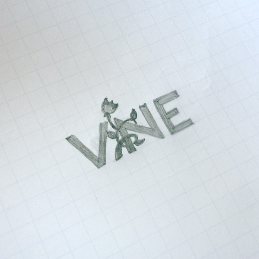 verbicon nounicon VERB noun Icon cimple sketch clever logo design