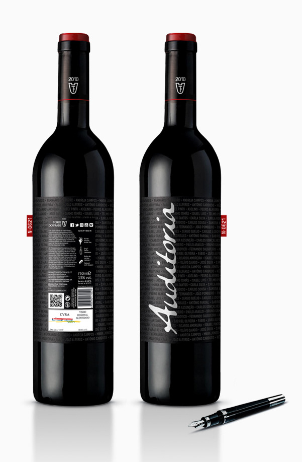 wine label wine auditoria