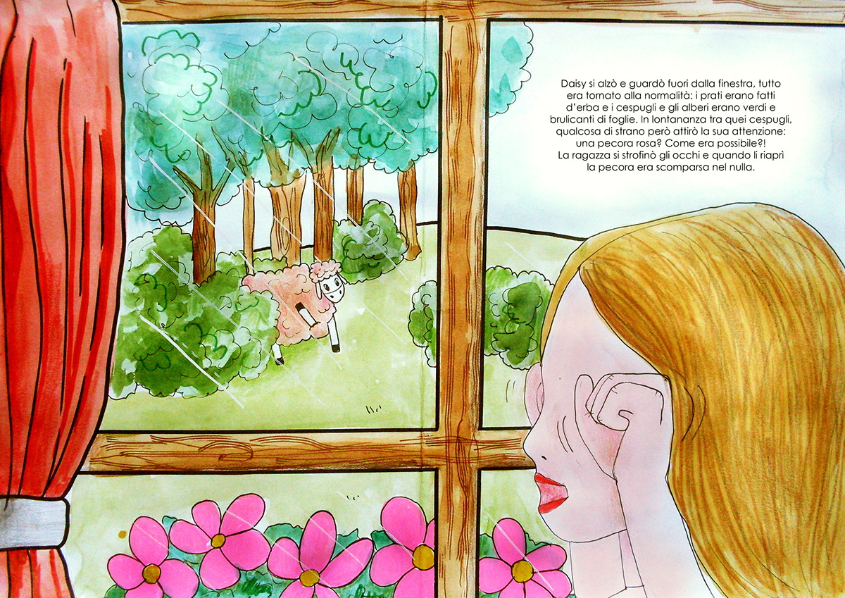 children book Layout illustrazione draw colours story kid kids child nice composition