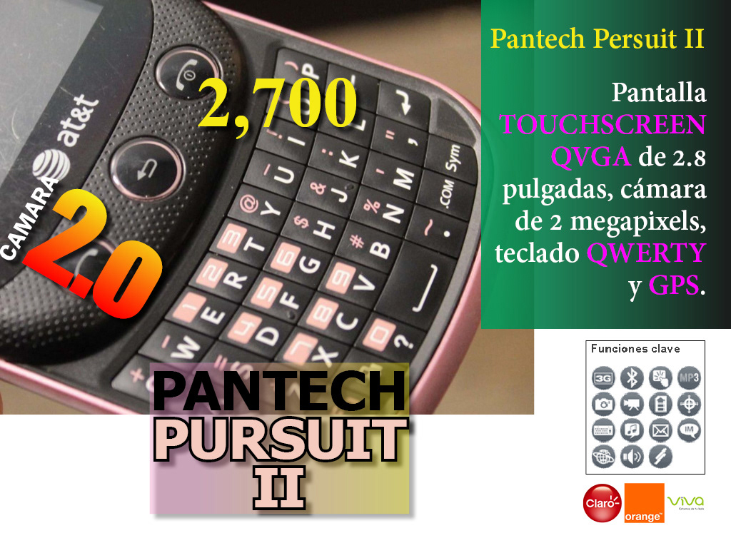 Pantech Pursuit II Cell Phone Poster