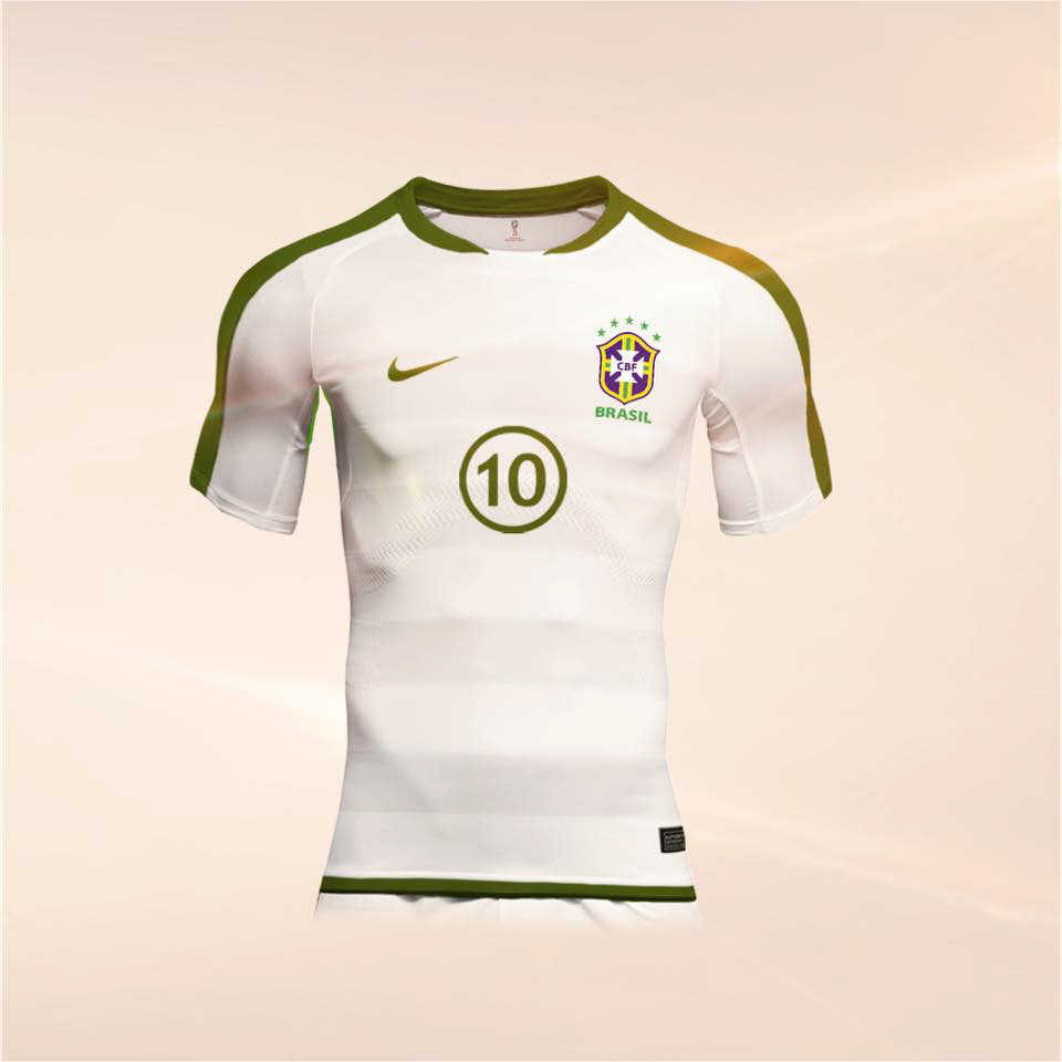 design gráfico seleção brasileira copa do mundo uniforme camisa photoshop designer Brasil