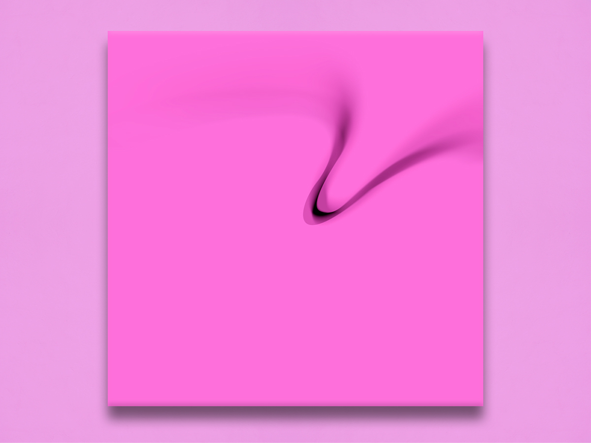 pink abstract minimal