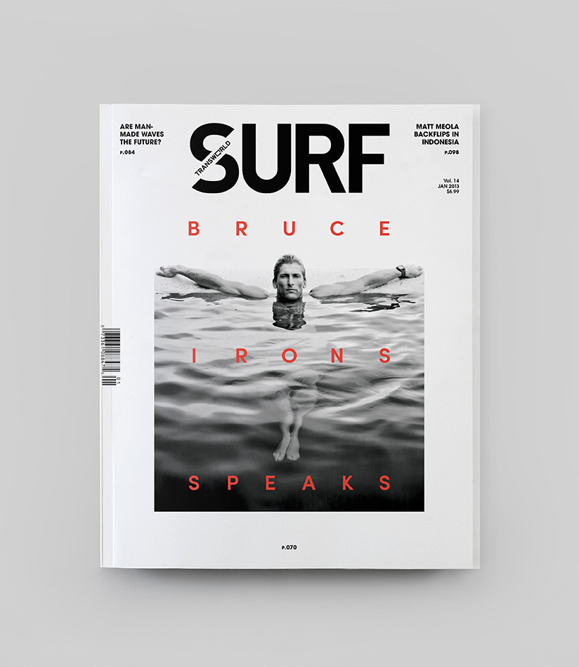 Transworld Surf transworld surf editorial redesign re-design magazine cover