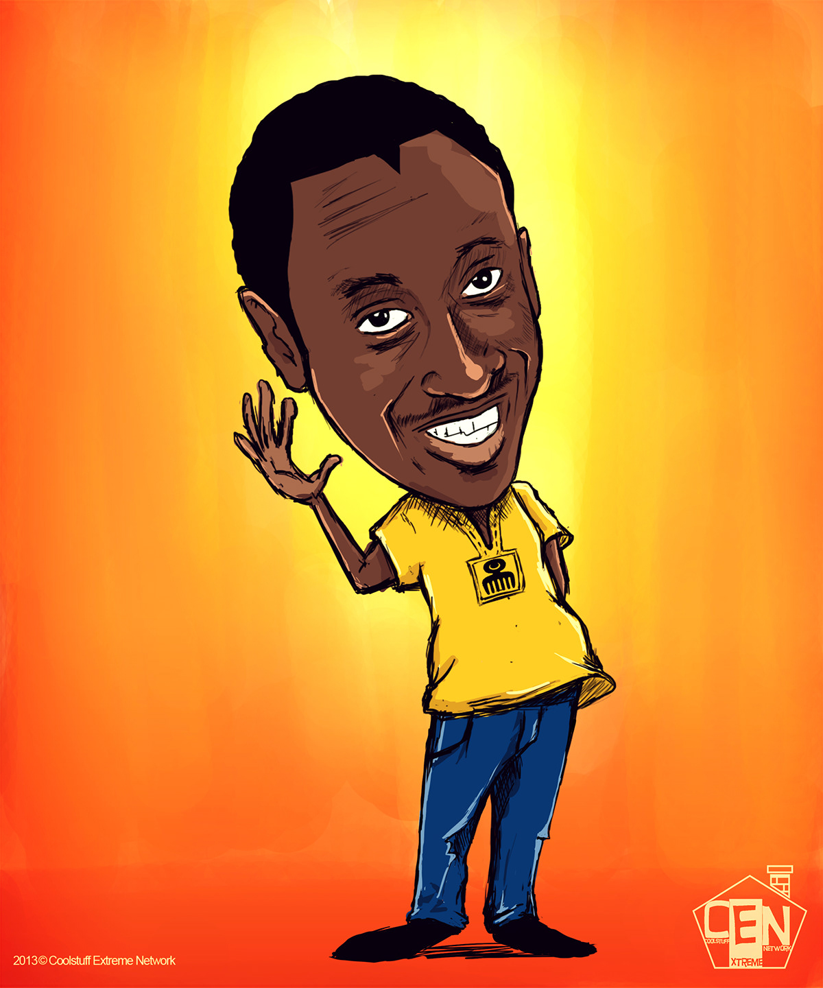 toon people Ghanaian caricature   humour