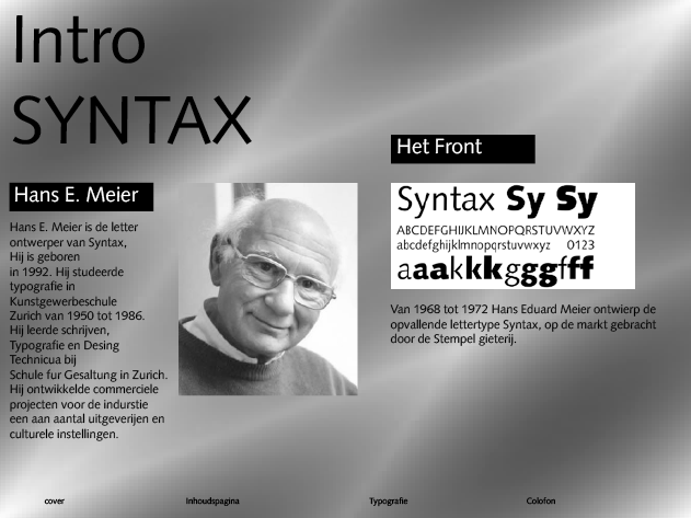 letter Project syntax stijlvol