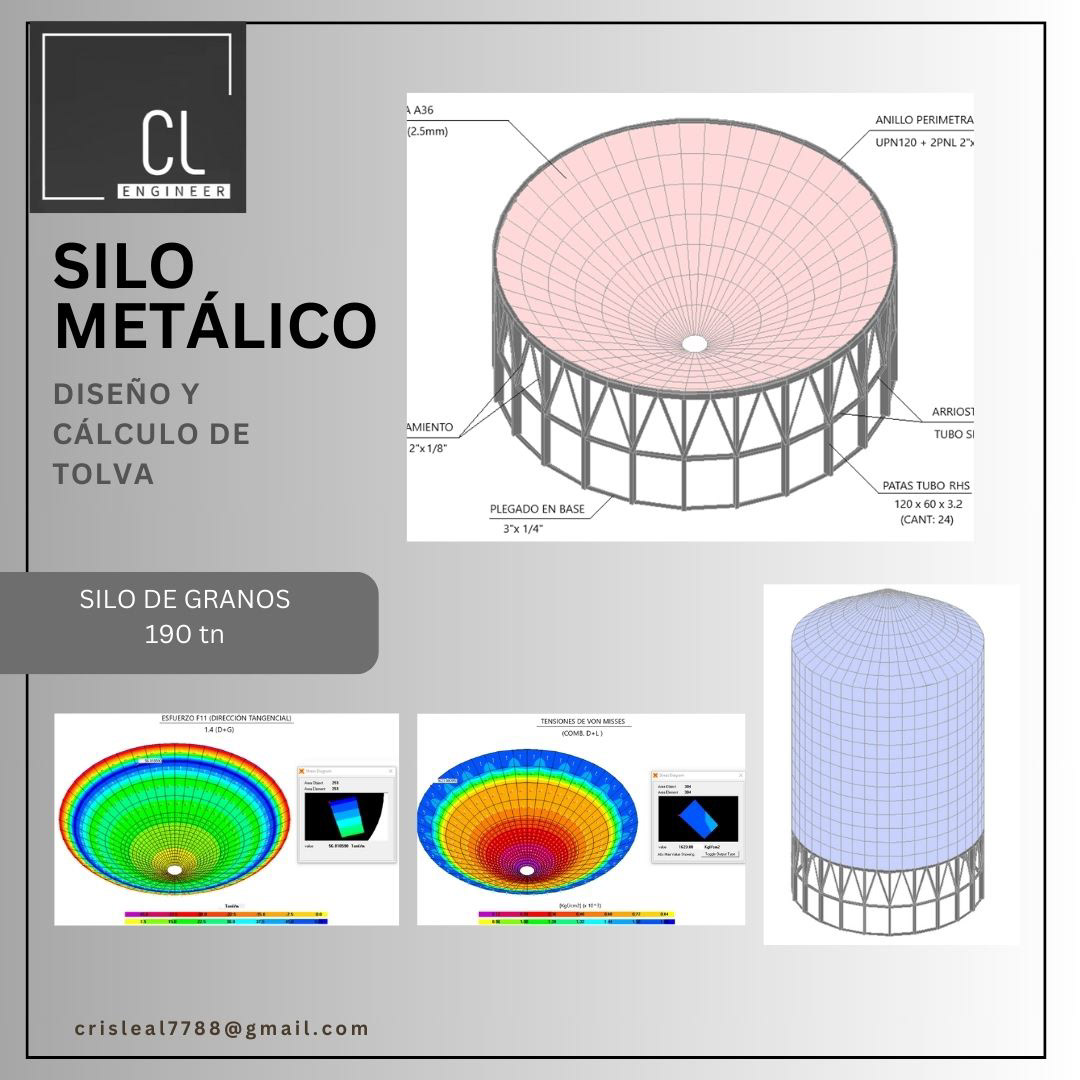 Engineering  civil engineering structure design silos sap2000 AutoCAD