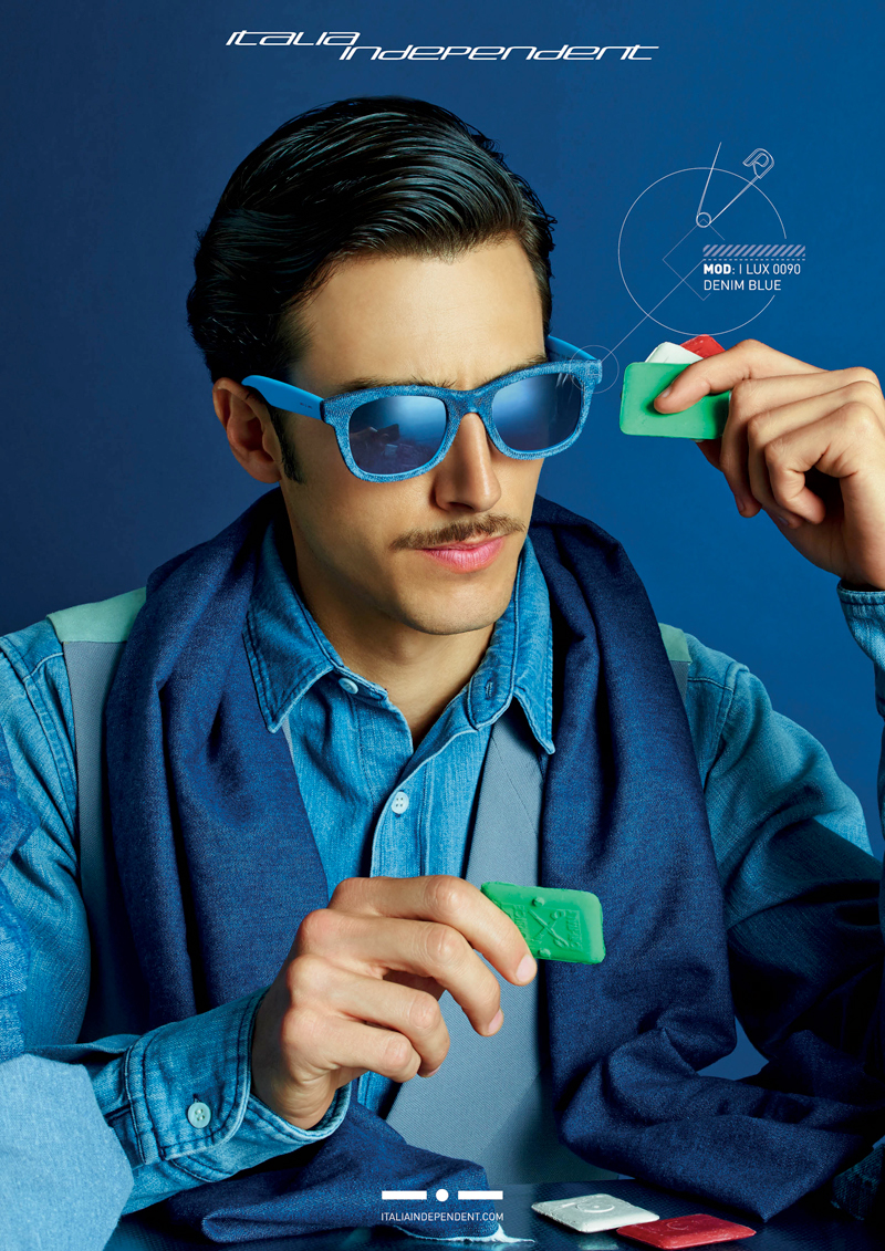 print ADV campaign italia tricolore sartoriale made in italy Creativity conceptual Sunglasses