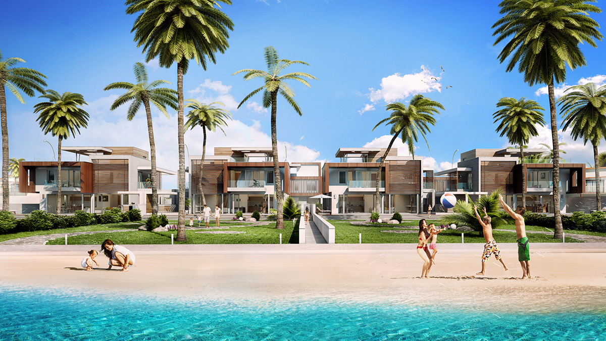 Villas houses Renders 3D Visualization cyprus