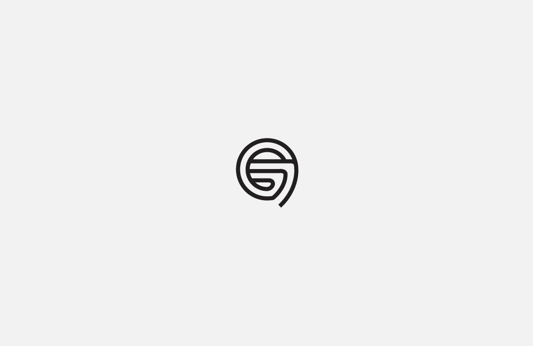 logo brand identity clear simple monoline