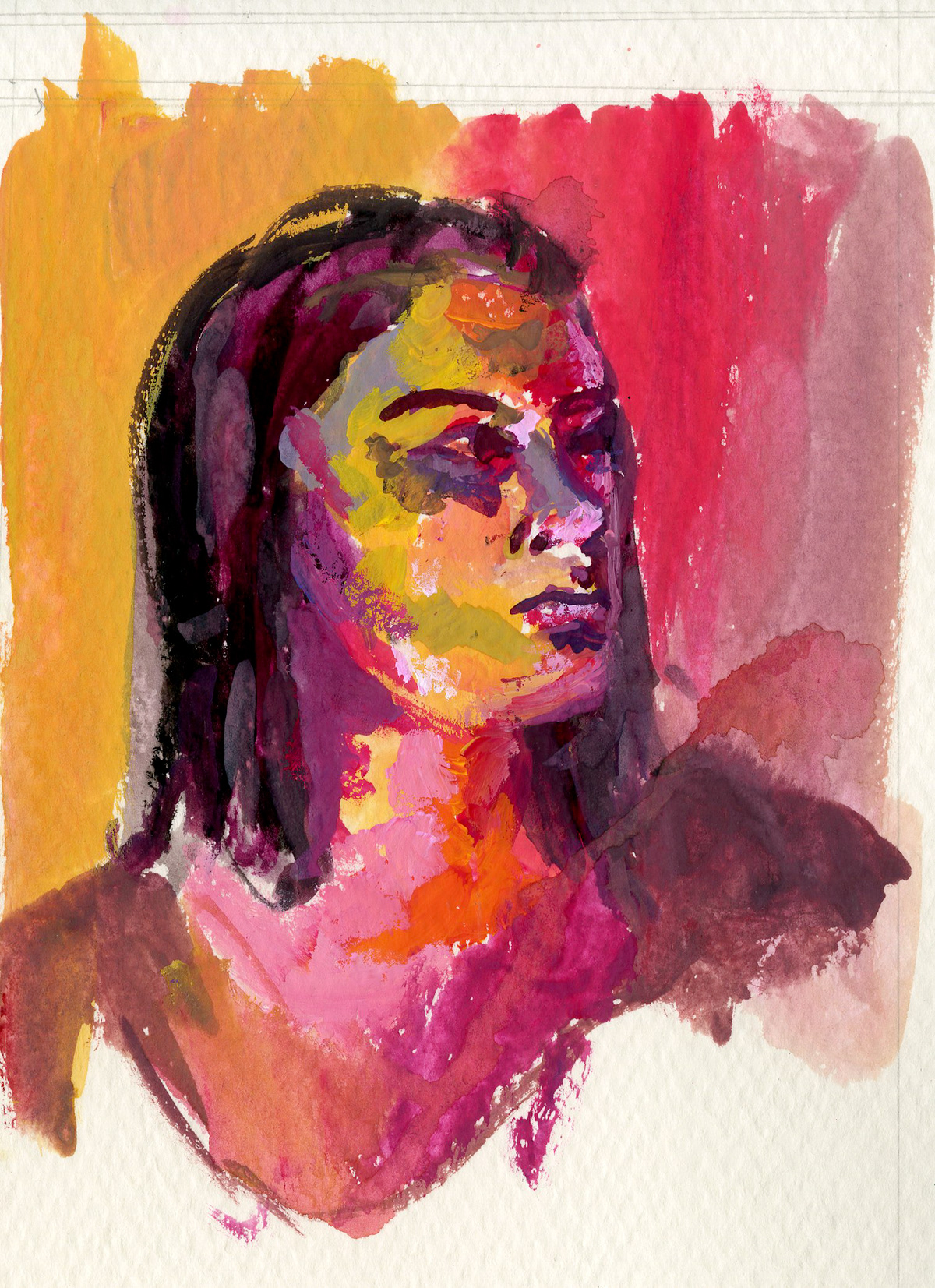 gouache color theory observational painting