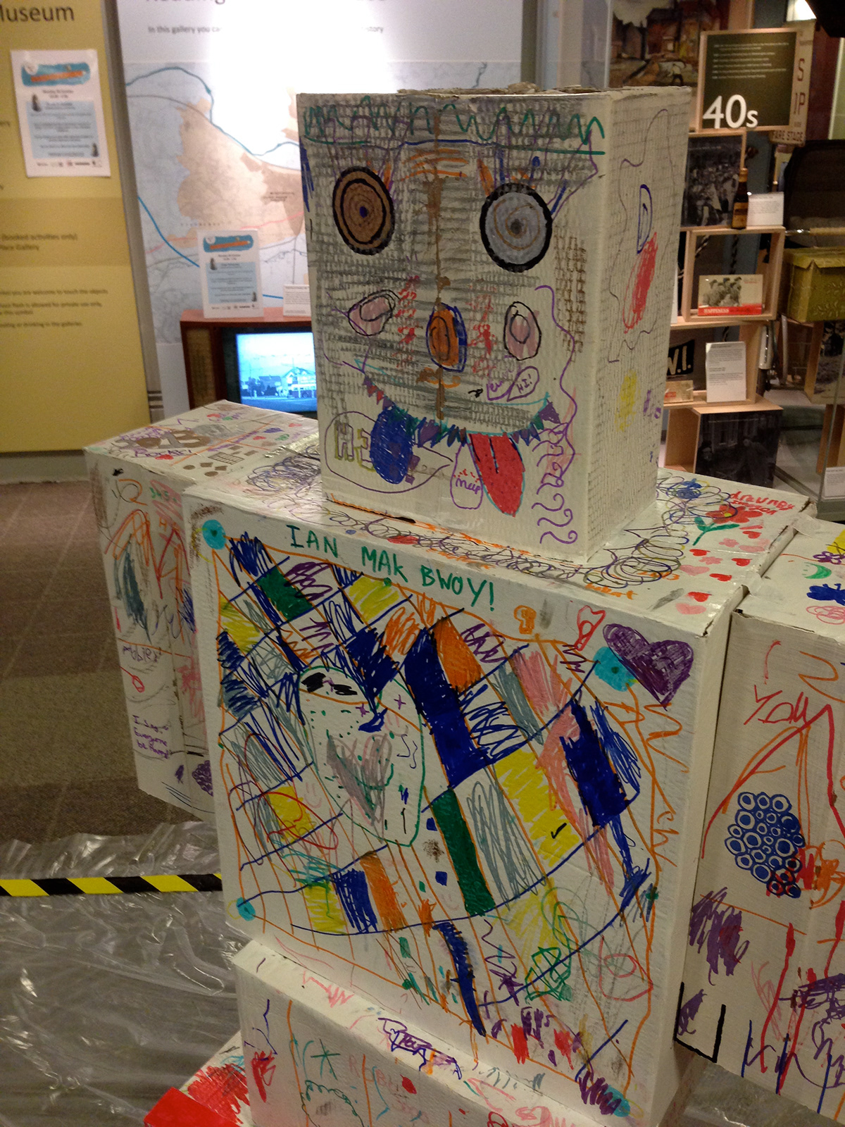 robots Big Draw draw tomorrow crafting Participation public Exhibition reading museum