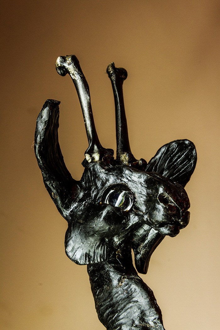 jackalope wax cryptozoology antlers horns animal legend mythical clay