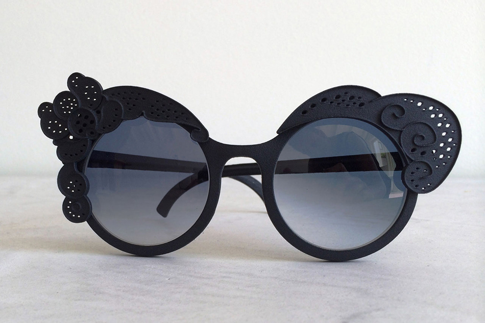 glasses occhiali Sunglasses eyewear rosa topputo alessio tommasetti bijouets darc.studio d'Arc desperate architects made in italy accessories 3d printed 3d printing nylon