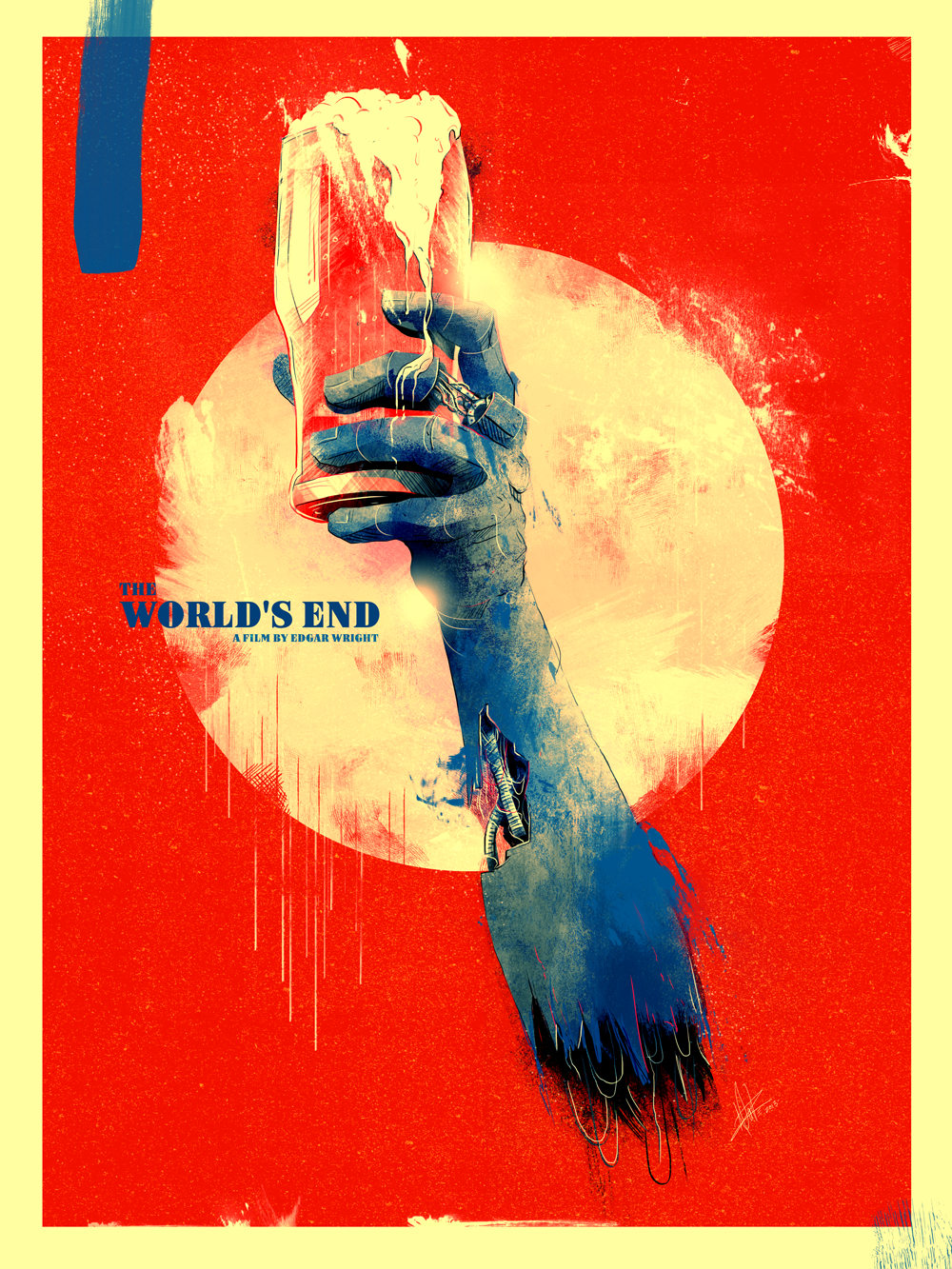 alternative  poster design movie world's end fan art