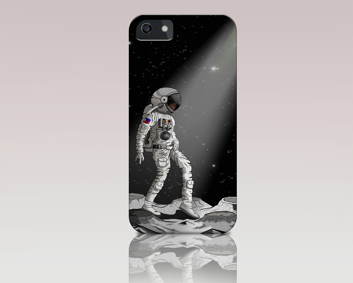 moonwalk Michael Jackson astronaut Billi Jean T-Shirt Design moon
