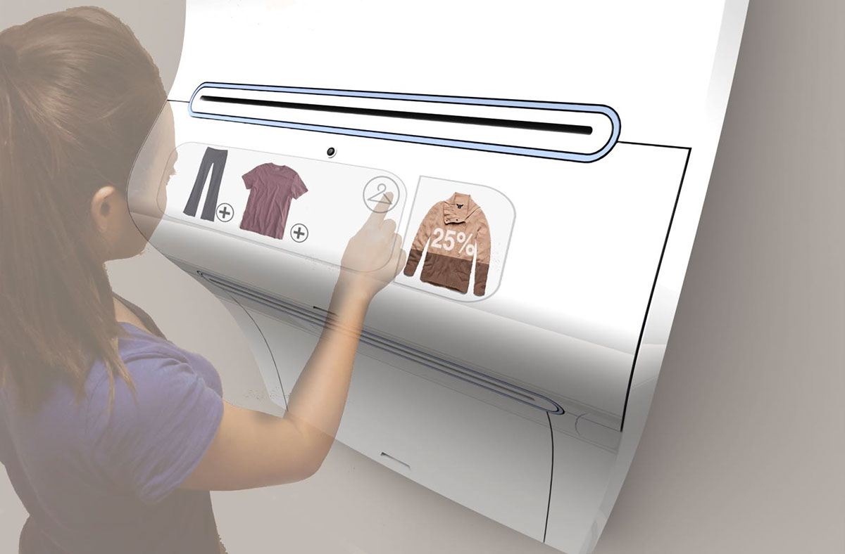 Clothing  printer Textiles future  washing Drying home Printing