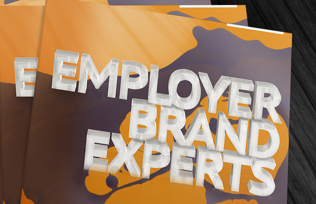 design graphic Icon Booklet Layout orange type grey futuretoday employer brand case typographic print Picture