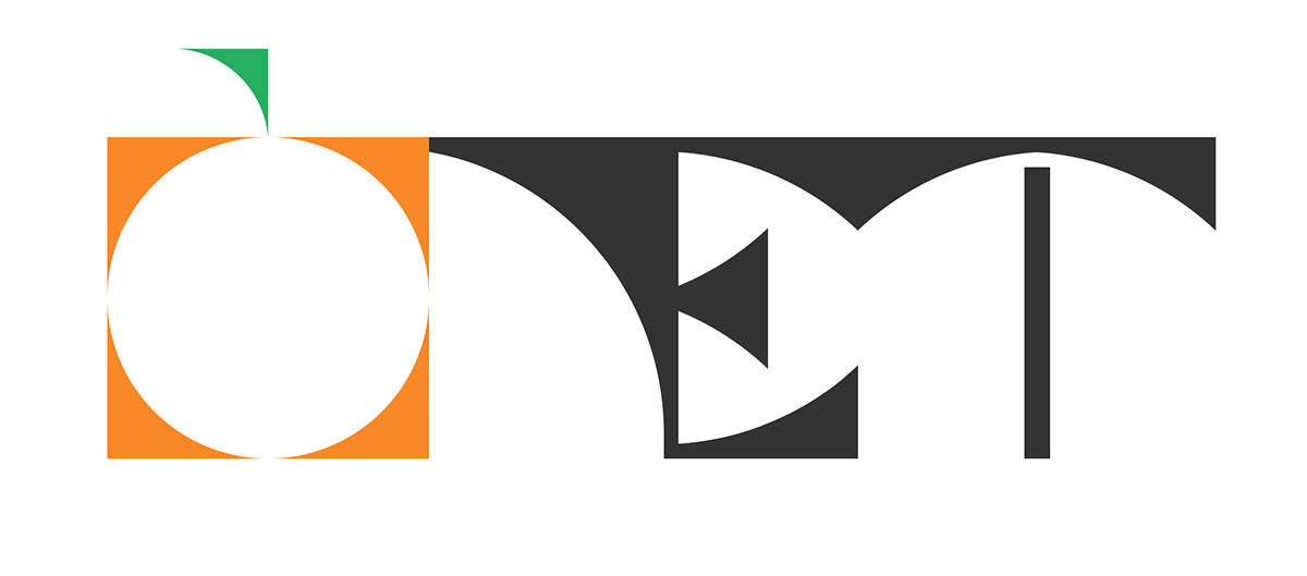 logo brand orange