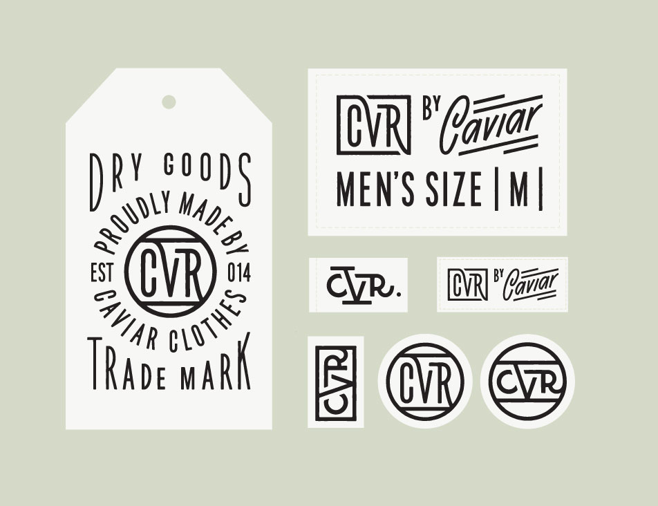 Lable badge monogram lettering type identity street wear brand logo Logotype Layout design tag