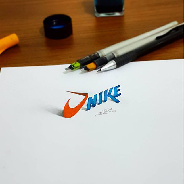 lettering anamorphic ilustrasyon tolgagirgin inspiration handtype graphicdesign Creativity creative Handlettering art tolgagirgin99 illusion video Artvideo