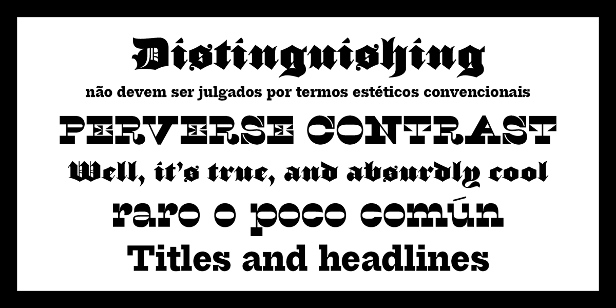 Blackletter branding  design gráfico font modern poster slab serif type design Typeface typography  