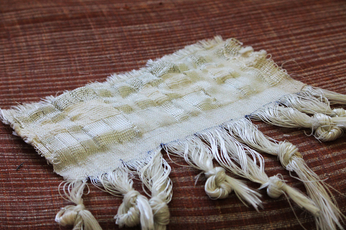weaving double cloth rubelli textile handloom Handweaving