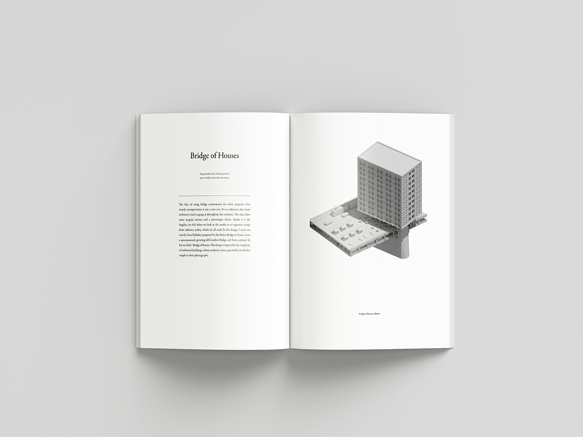 portfolio architect architecture folio book brochure architectural works Layout