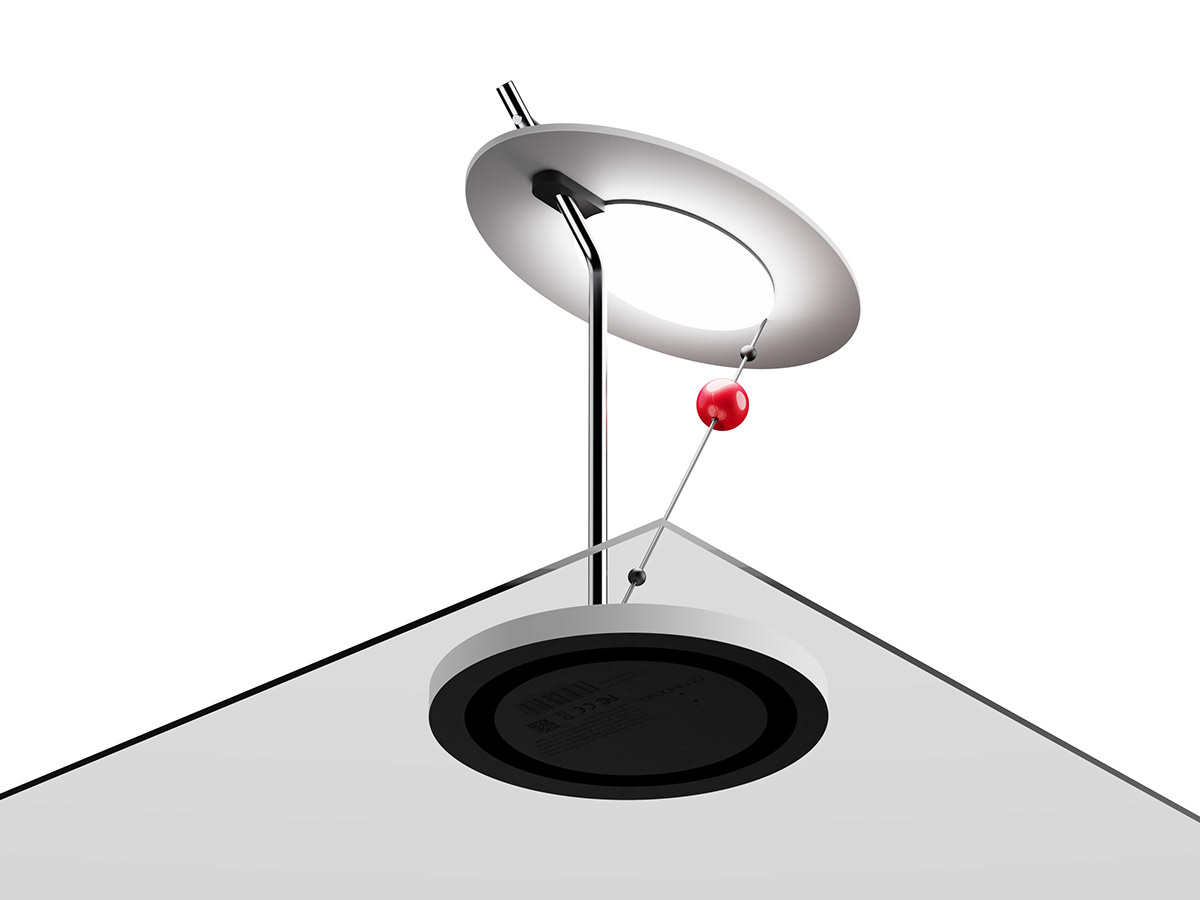 Lamp product design  3D Render industrial design  cosmos Space  Interaction design  product concept