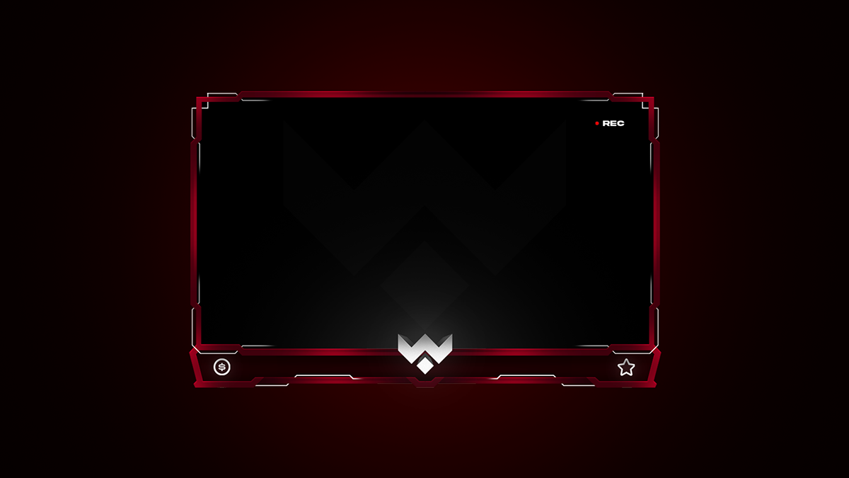 camera design Overlay stream Twitch assets creative Facecam live Streaming