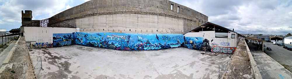 fish graff Graffiti mural art muralart Ocean painting   Street Art  streetart water