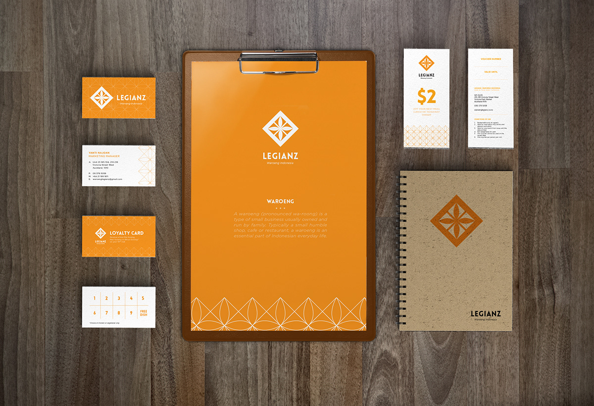 brand identity visual cultural restaurant Food  vector logo menu type grid simple cafe dining culture