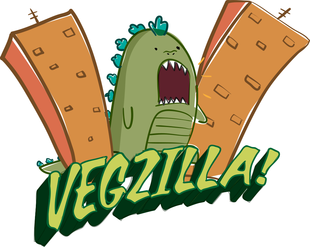vegzilla vegan Vegetarian Clothing apparel spreadshirt Theme