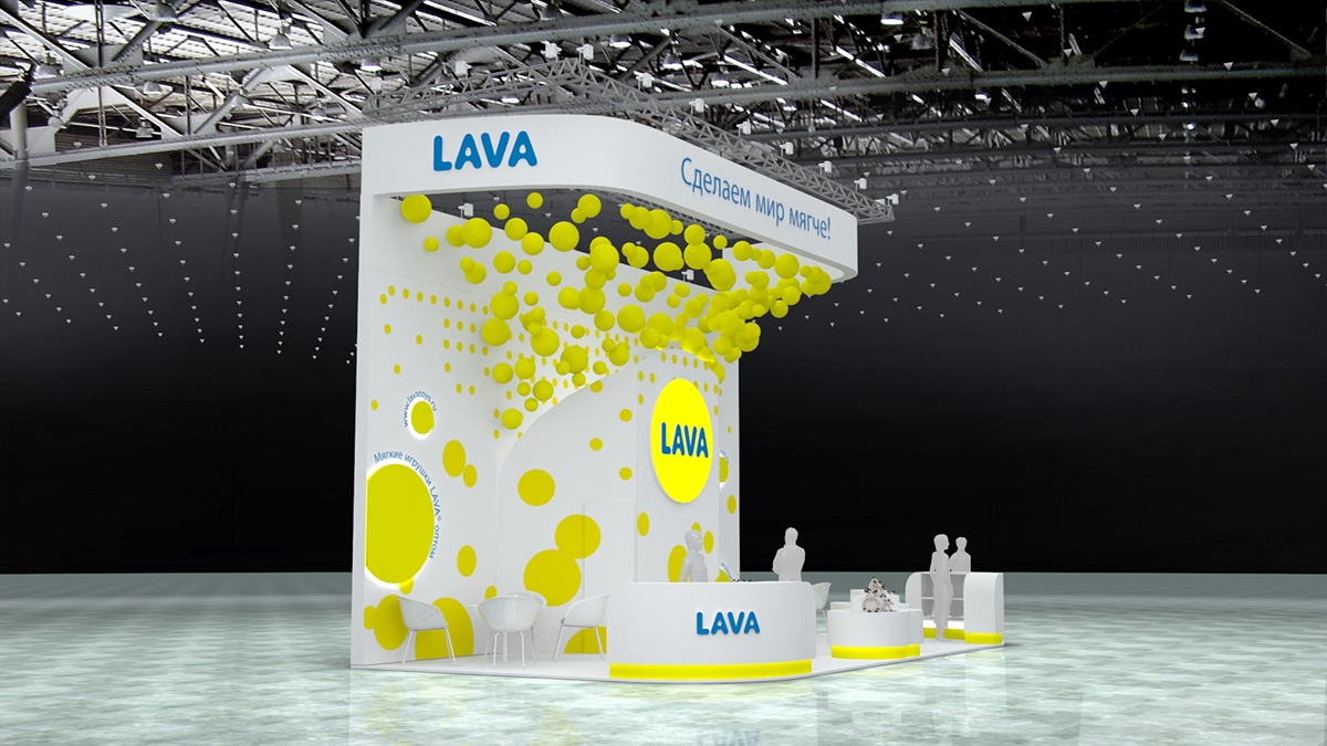 lava Exhibiton booth
