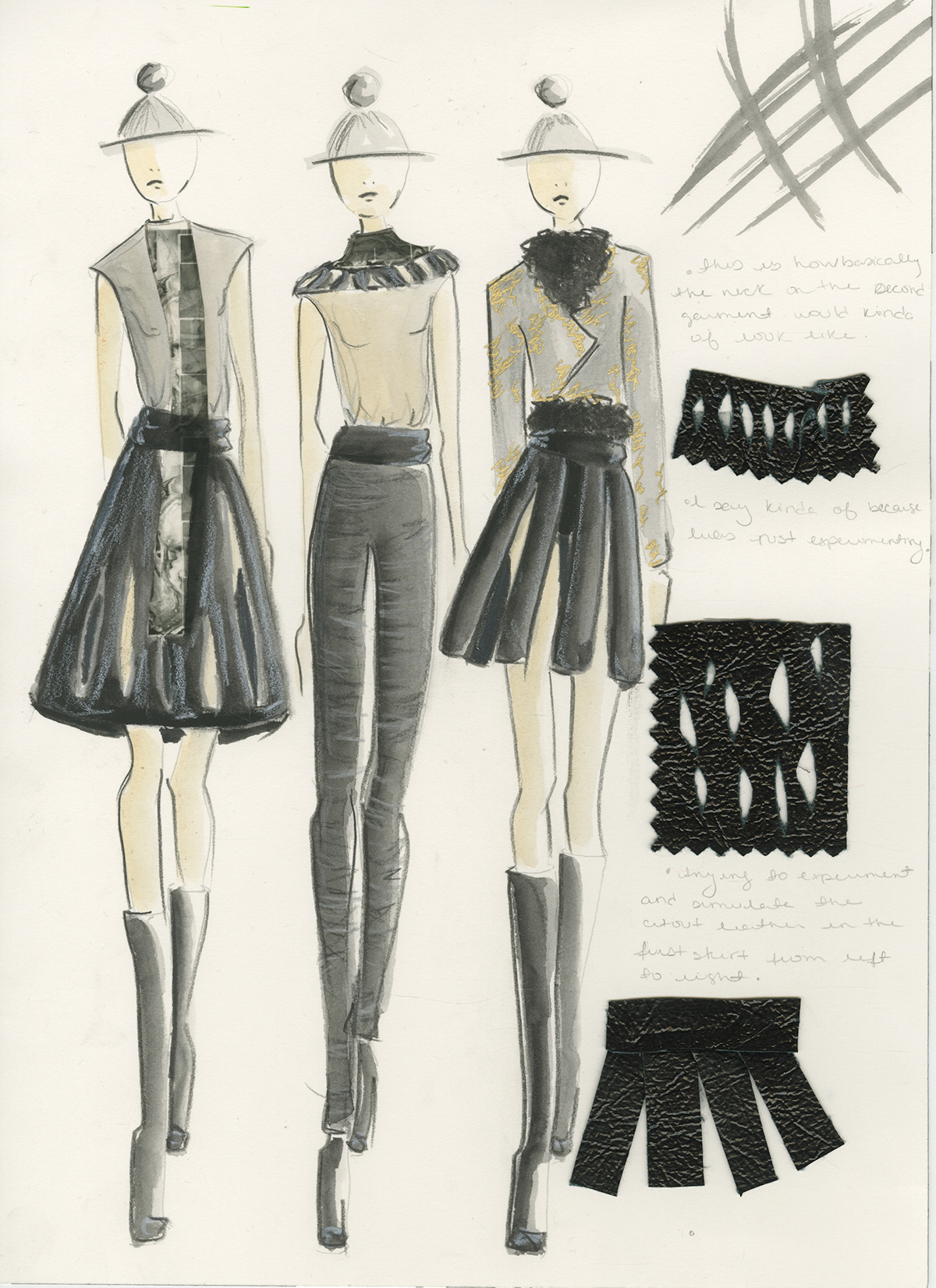 givenchy SCAD Fashion fashion  design fashion sketching