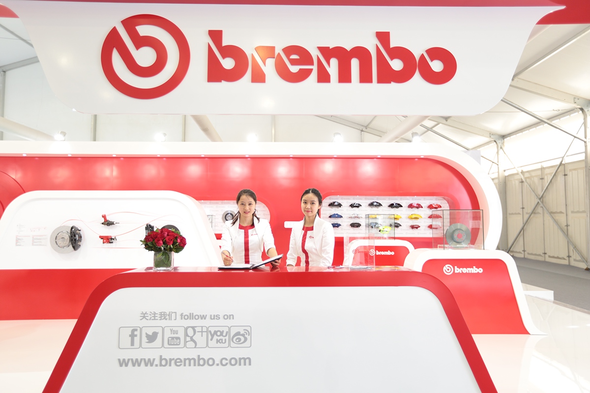 brembo Exhibition  booth design autoshow beijing