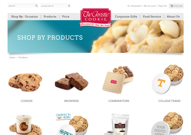 Christie Cookies cookies Food  baked goods brownies commerce Ecommerce
