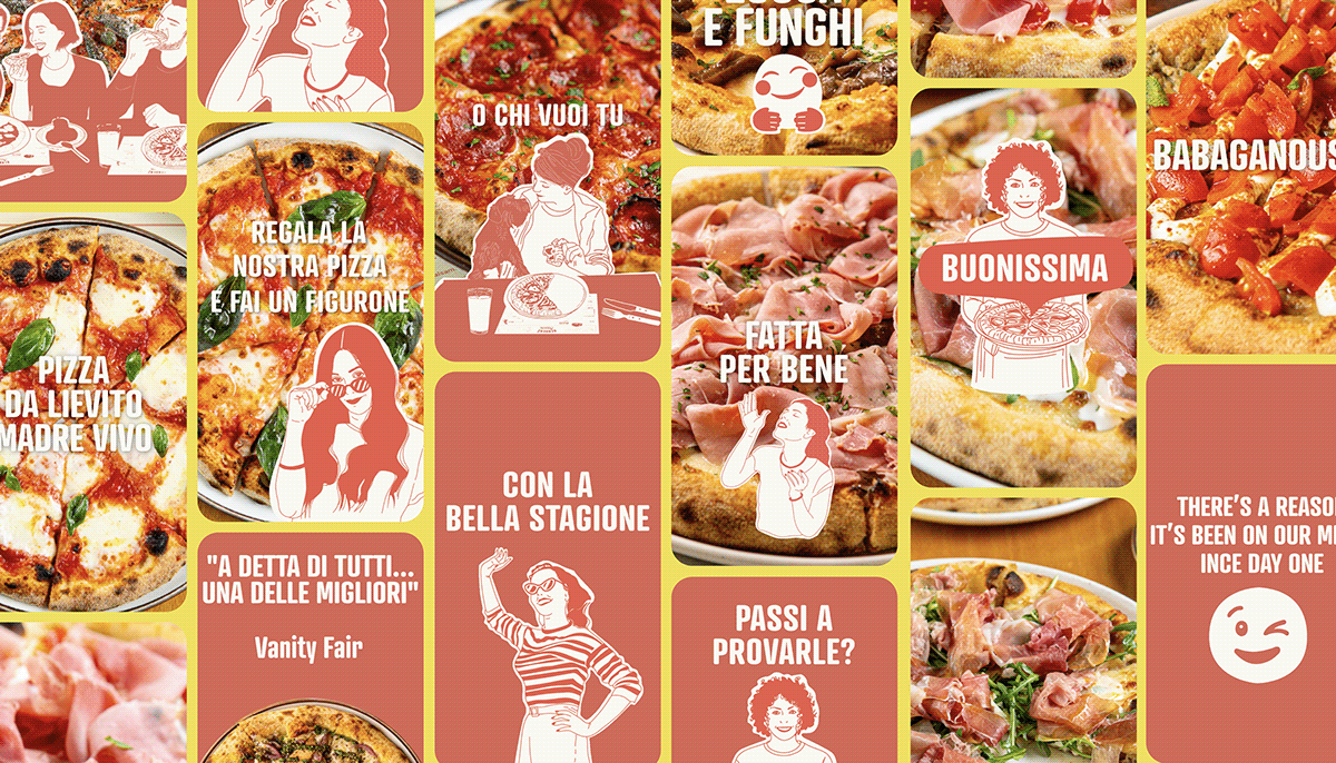 Pizza Social media post brand identity Socialmedia visual identity video