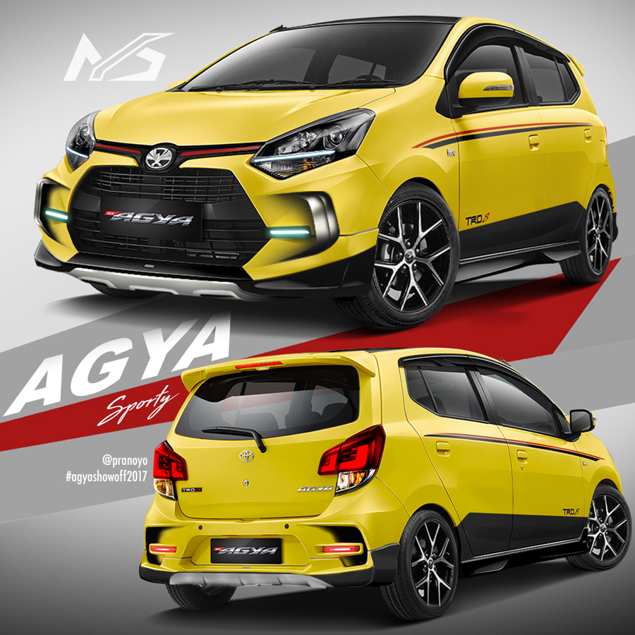 toyota agya Sporty sports car design automotive   visual digital art