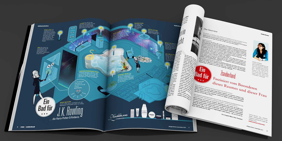 print design interior+design Layout Image Editing magazine journal kaldewei ergonomic design