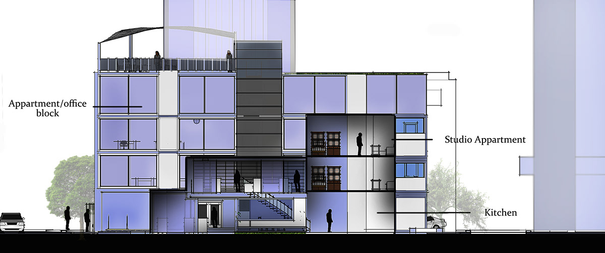 Google Sketchup SketchUP nairobi vray Vray Sketchup apartment building Renders