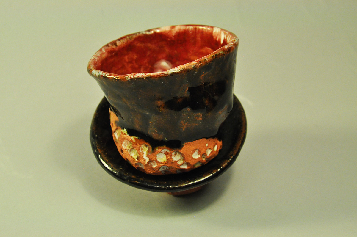 ceramics  teacups teapot witch evil TEA SET