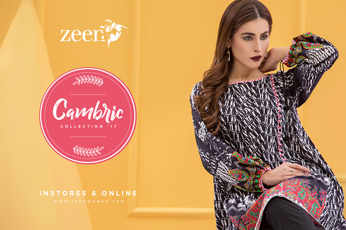 zeen Fashion  Cambric Collection fashion design graphic design 