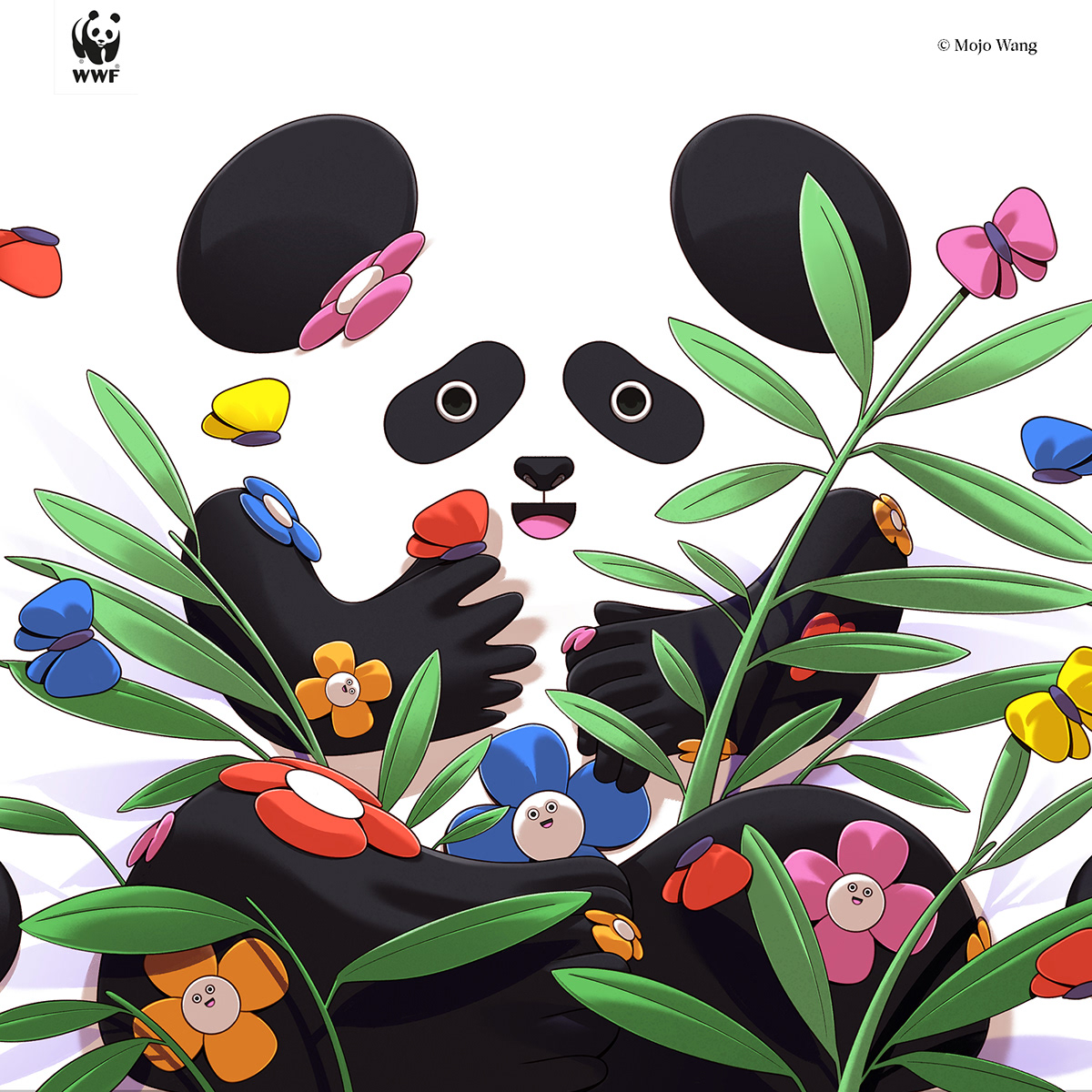 WWF animals ILLUSTRATION  Digital Art  artwork Drawing  digital illustration art digital Character design 